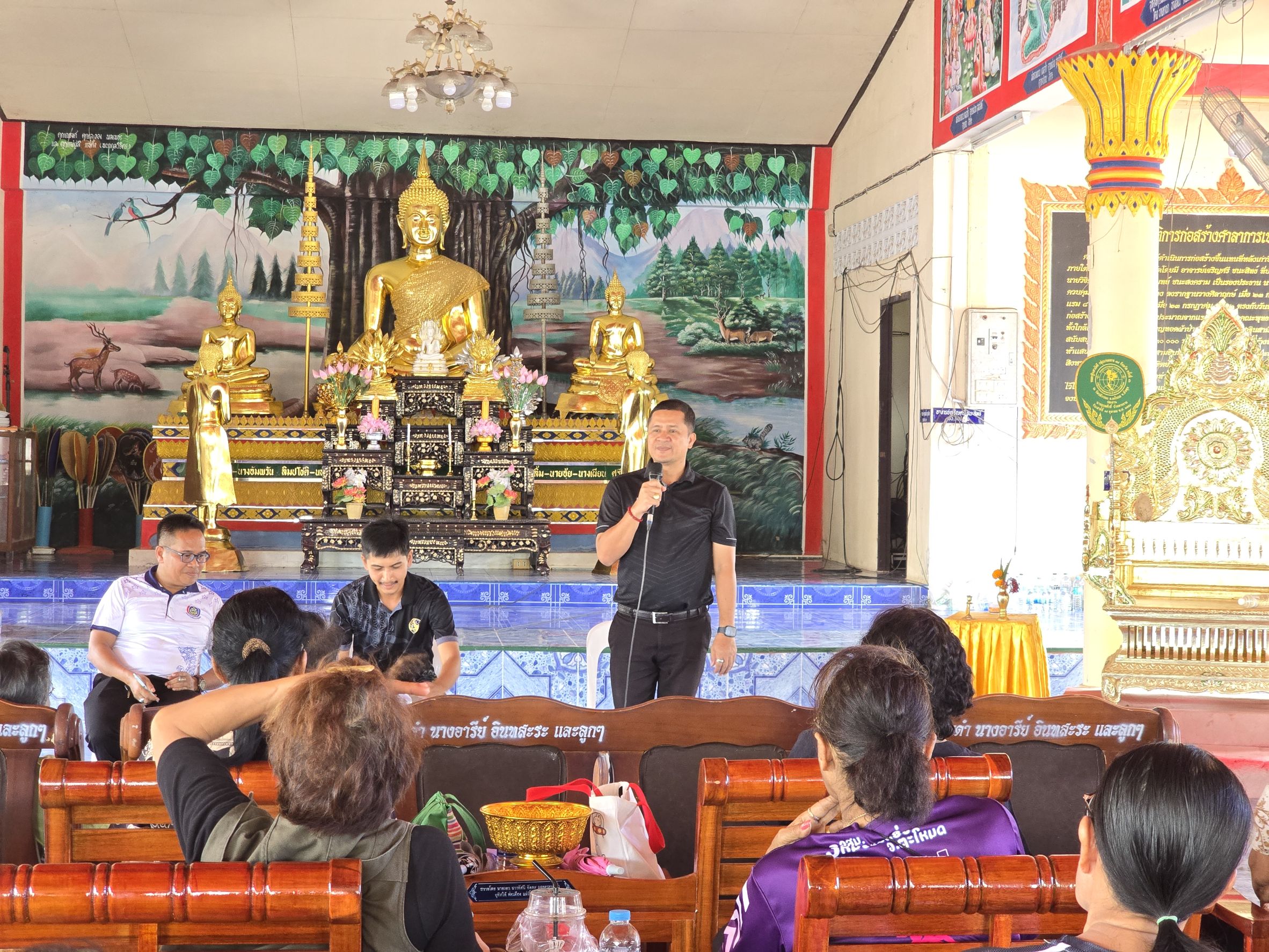 พช.ตะโหมด ลงพื้นที่ขับเคลื่อนงานพัฒนาชุมชน