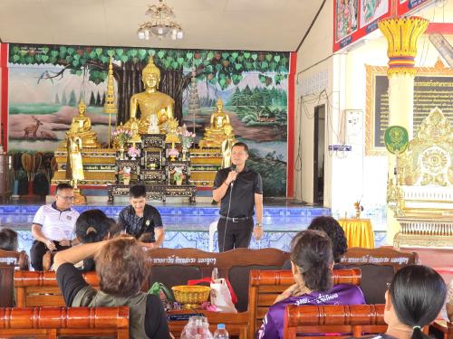 พช.ตะโหมด ลงพื้นที่ขับเคลื่อนงานพัฒนาชุมชน